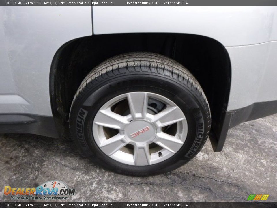 2012 GMC Terrain SLE AWD Quicksilver Metallic / Light Titanium Photo #9