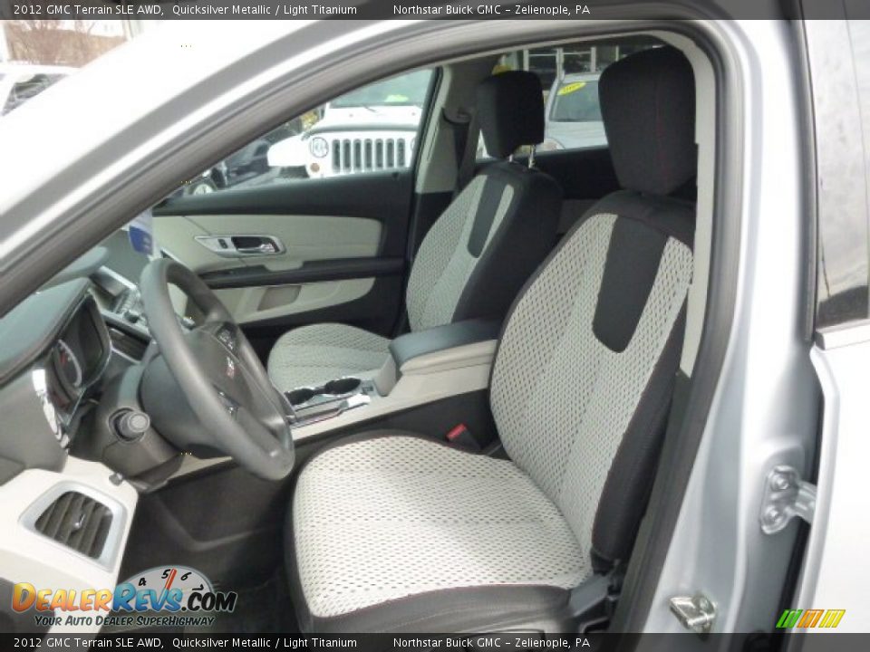 2012 GMC Terrain SLE AWD Quicksilver Metallic / Light Titanium Photo #10