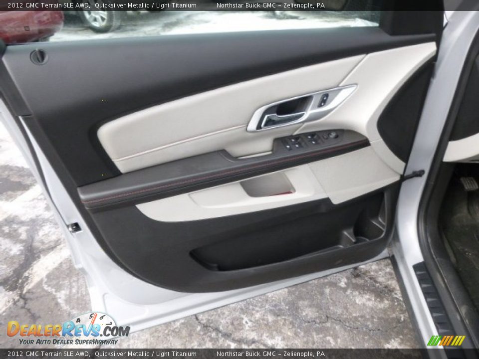 2012 GMC Terrain SLE AWD Quicksilver Metallic / Light Titanium Photo #11