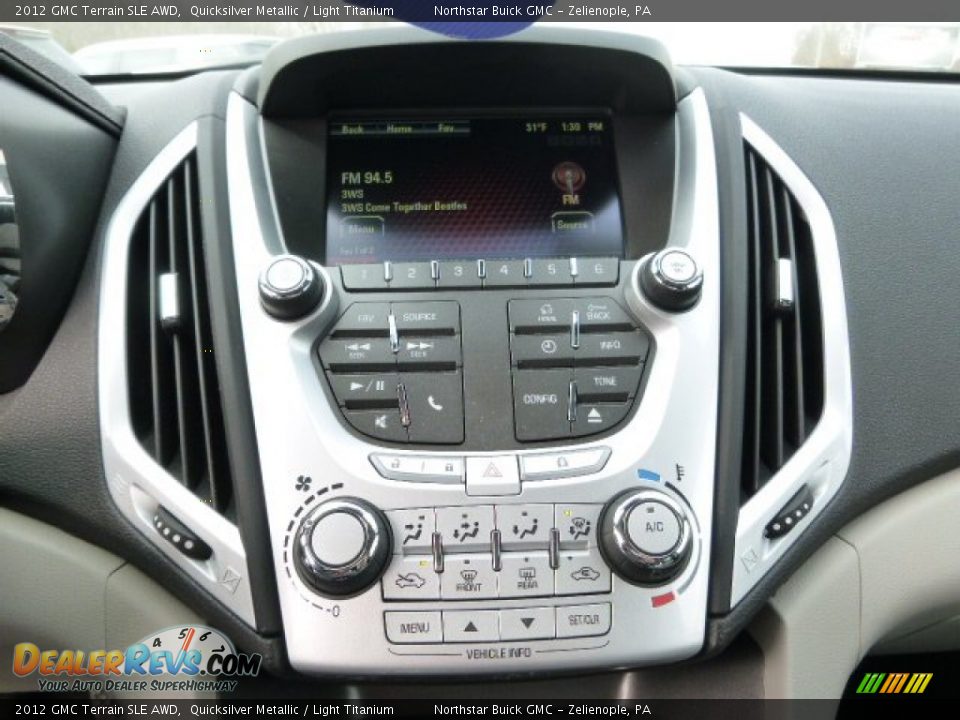 2012 GMC Terrain SLE AWD Quicksilver Metallic / Light Titanium Photo #15