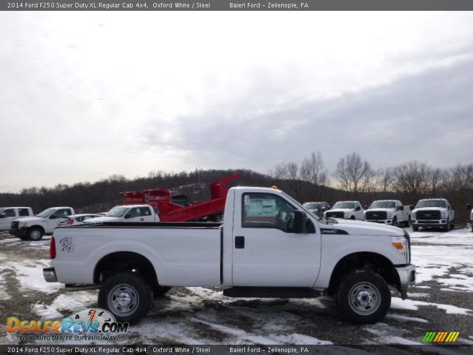 2014 Ford F250 Super Duty XL Regular Cab 4x4 Oxford White / Steel Photo #1
