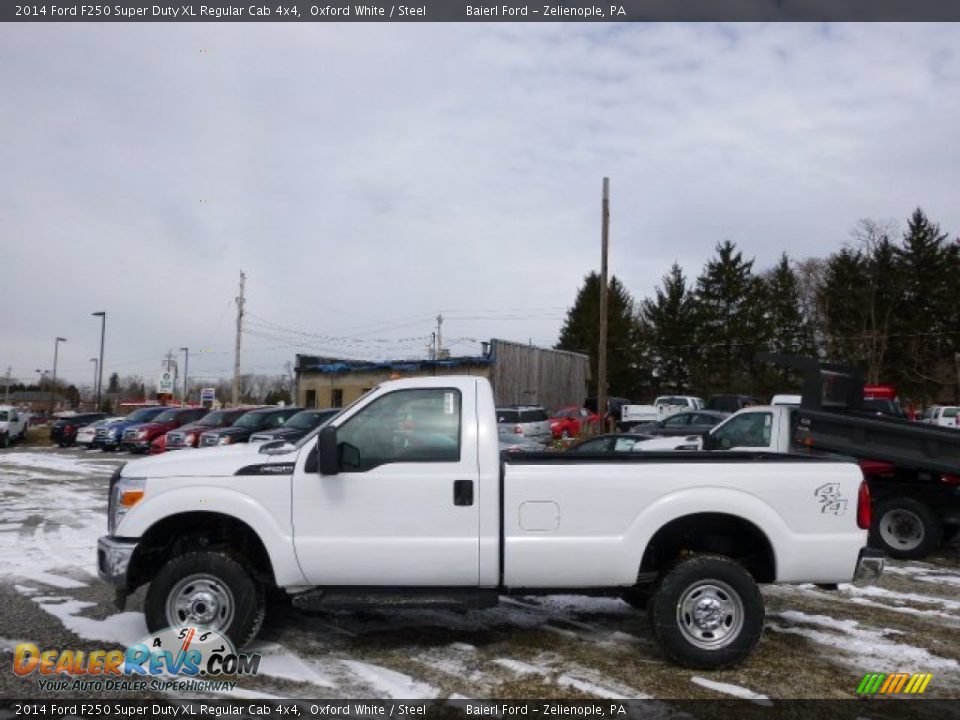 2014 Ford F250 Super Duty XL Regular Cab 4x4 Oxford White / Steel Photo #5