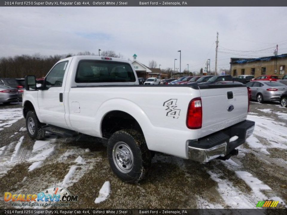 2014 Ford F250 Super Duty XL Regular Cab 4x4 Oxford White / Steel Photo #6