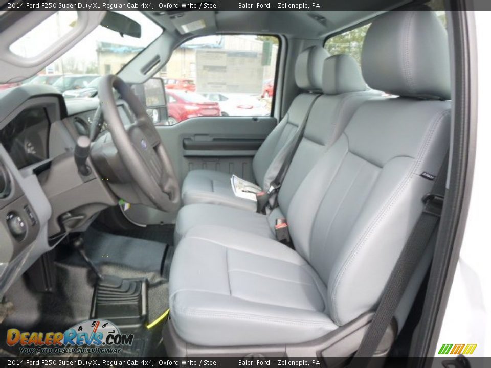 2014 Ford F250 Super Duty XL Regular Cab 4x4 Oxford White / Steel Photo #11
