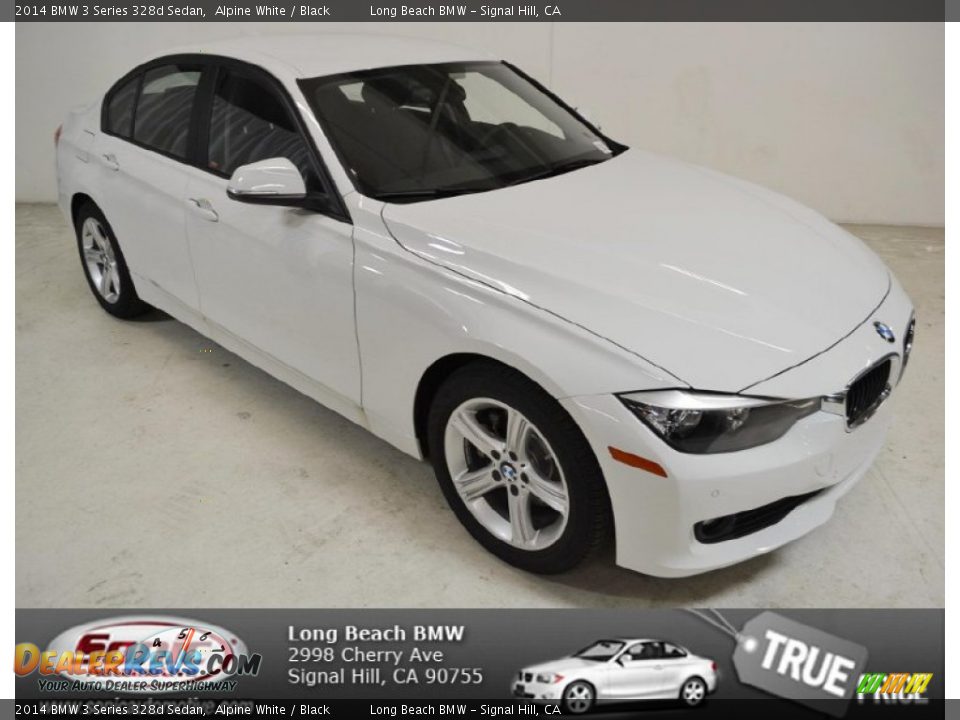 2014 BMW 3 Series 328d Sedan Alpine White / Black Photo #1