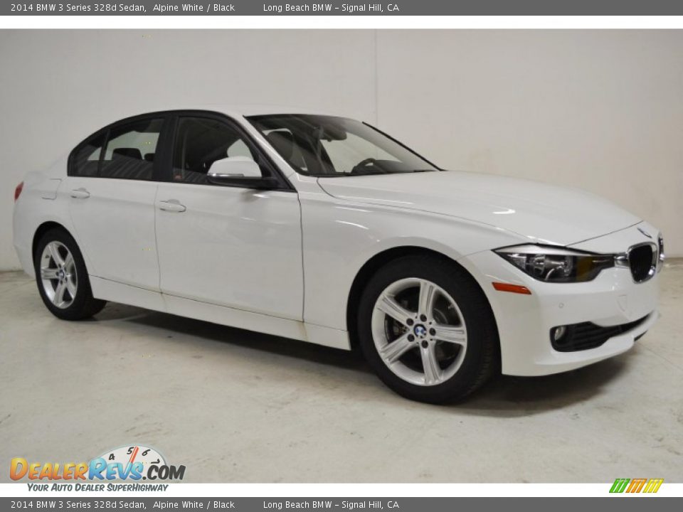 2014 BMW 3 Series 328d Sedan Alpine White / Black Photo #2
