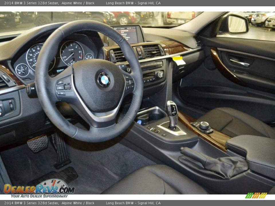 2014 BMW 3 Series 328d Sedan Alpine White / Black Photo #5