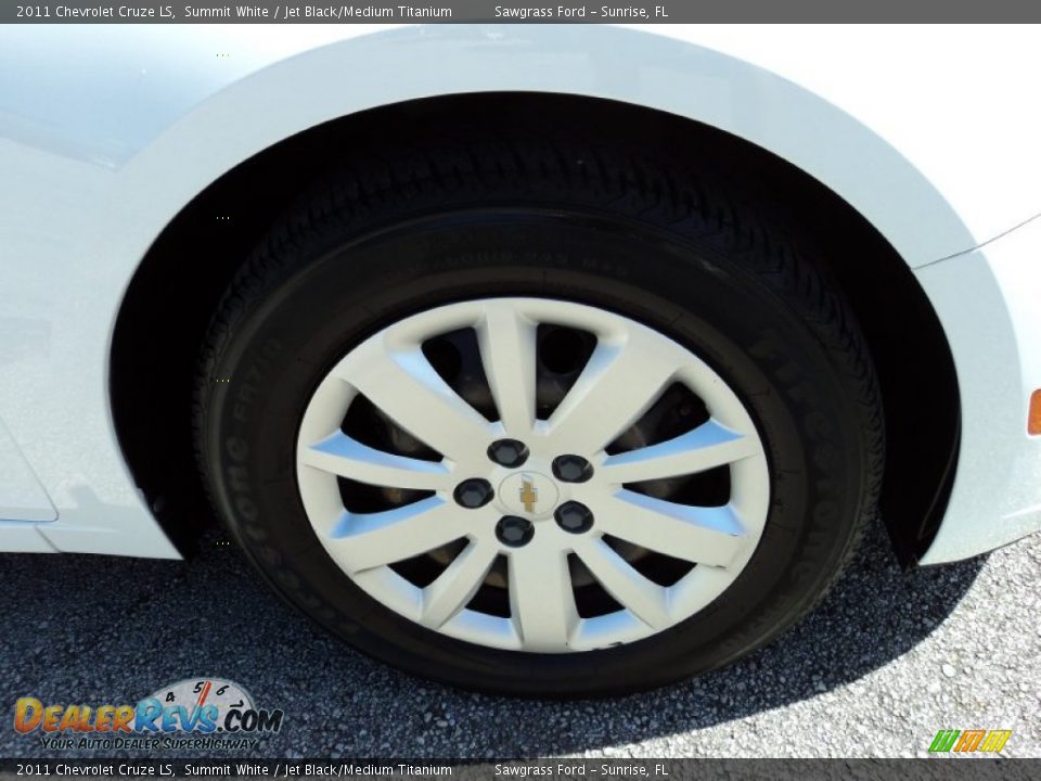 2011 Chevrolet Cruze LS Summit White / Jet Black/Medium Titanium Photo #3