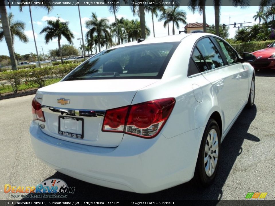 2011 Chevrolet Cruze LS Summit White / Jet Black/Medium Titanium Photo #6