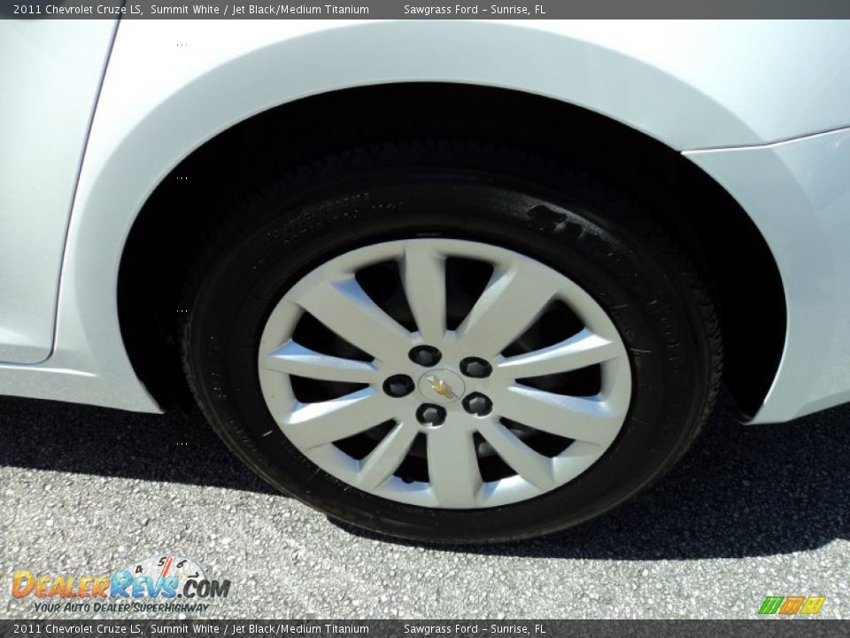 2011 Chevrolet Cruze LS Summit White / Jet Black/Medium Titanium Photo #10