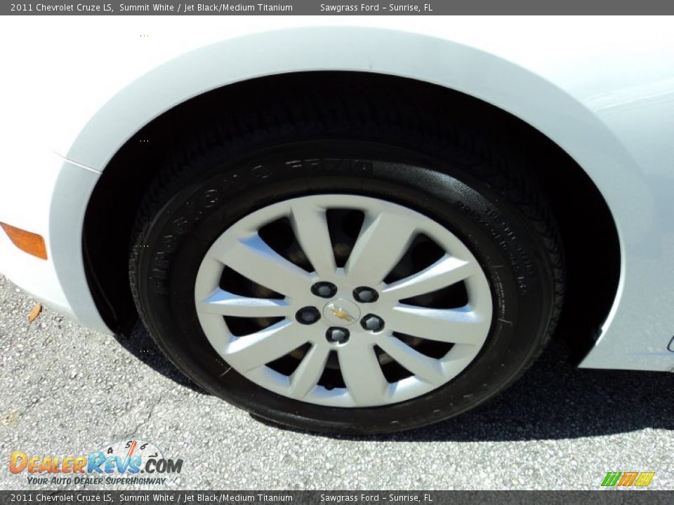2011 Chevrolet Cruze LS Summit White / Jet Black/Medium Titanium Photo #11