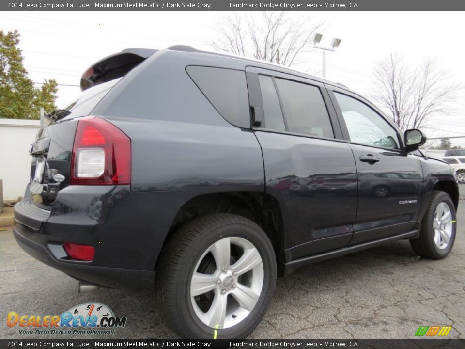 2014 Jeep Compass Latitude Maximum Steel Metallic / Dark Slate Gray Photo #3