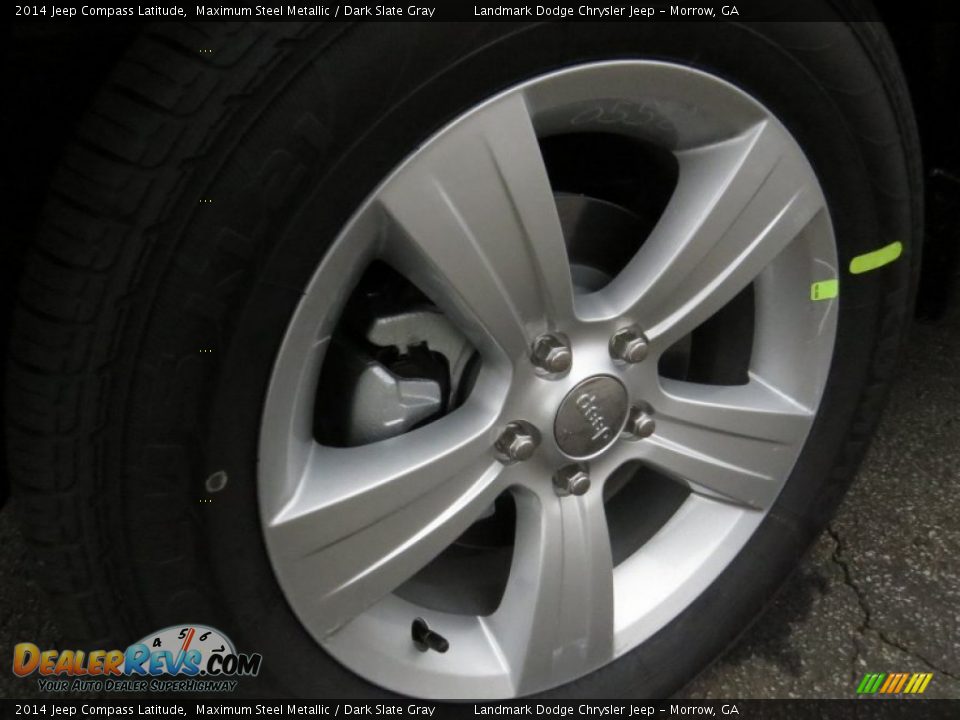 2014 Jeep Compass Latitude Maximum Steel Metallic / Dark Slate Gray Photo #5