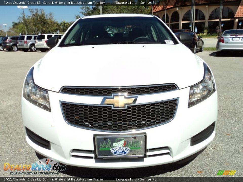 2011 Chevrolet Cruze LS Summit White / Jet Black/Medium Titanium Photo #15