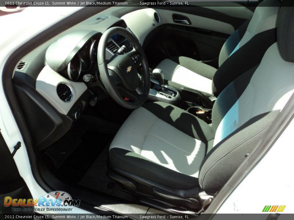 2011 Chevrolet Cruze LS Summit White / Jet Black/Medium Titanium Photo #18