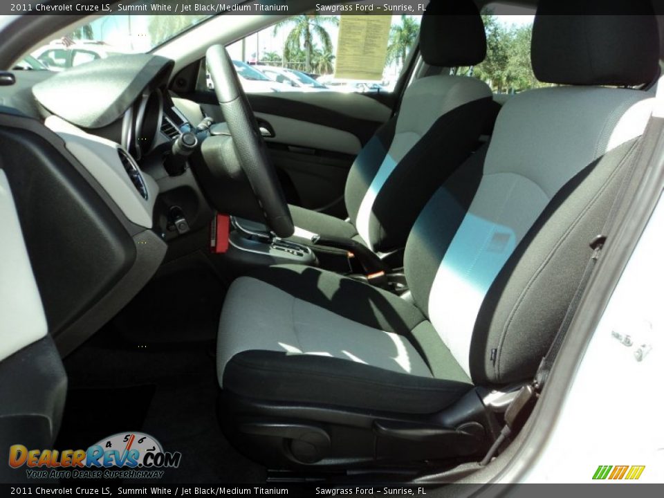 2011 Chevrolet Cruze LS Summit White / Jet Black/Medium Titanium Photo #19