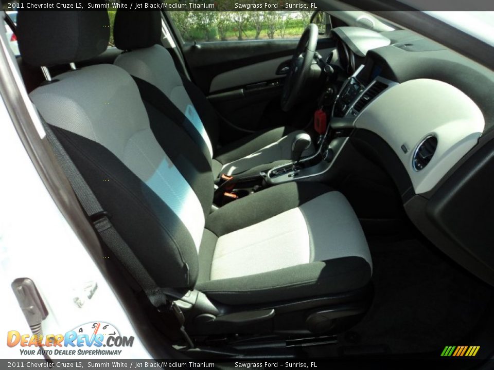 2011 Chevrolet Cruze LS Summit White / Jet Black/Medium Titanium Photo #21