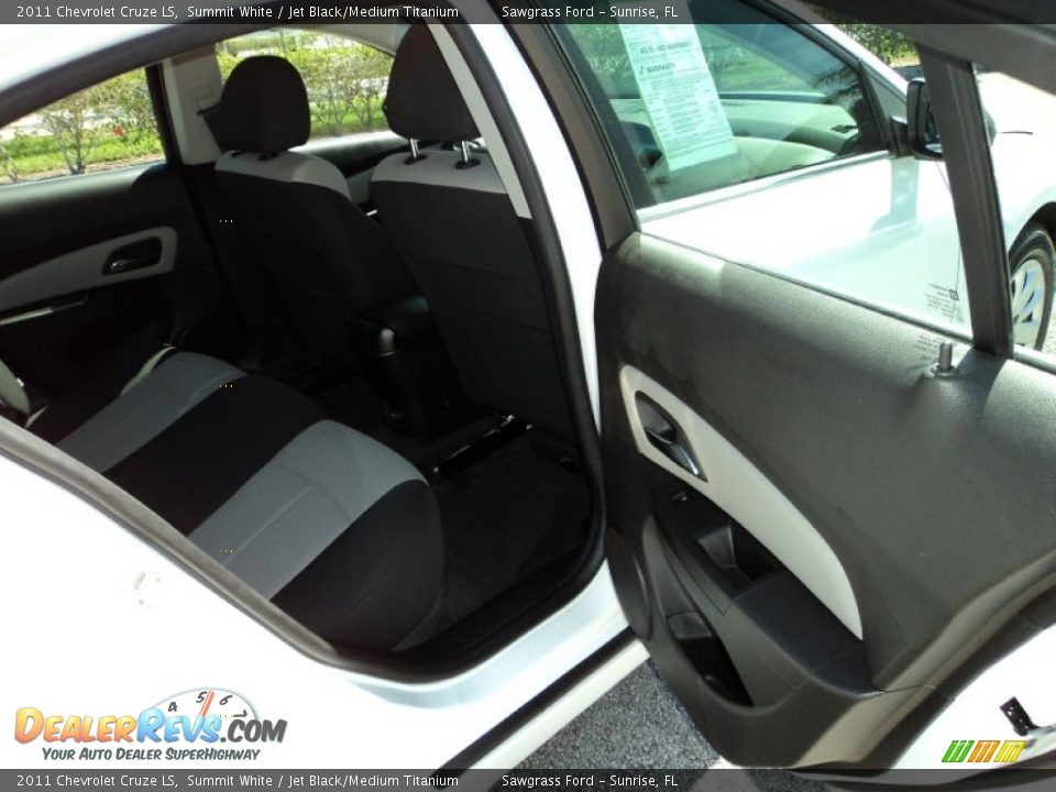 2011 Chevrolet Cruze LS Summit White / Jet Black/Medium Titanium Photo #22