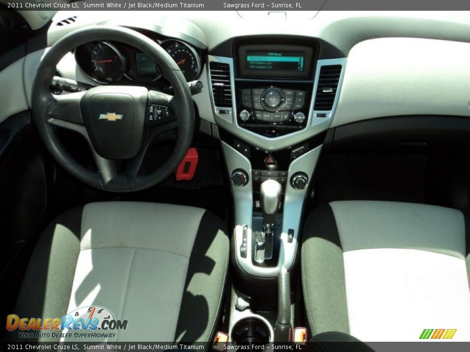 2011 Chevrolet Cruze LS Summit White / Jet Black/Medium Titanium Photo #24