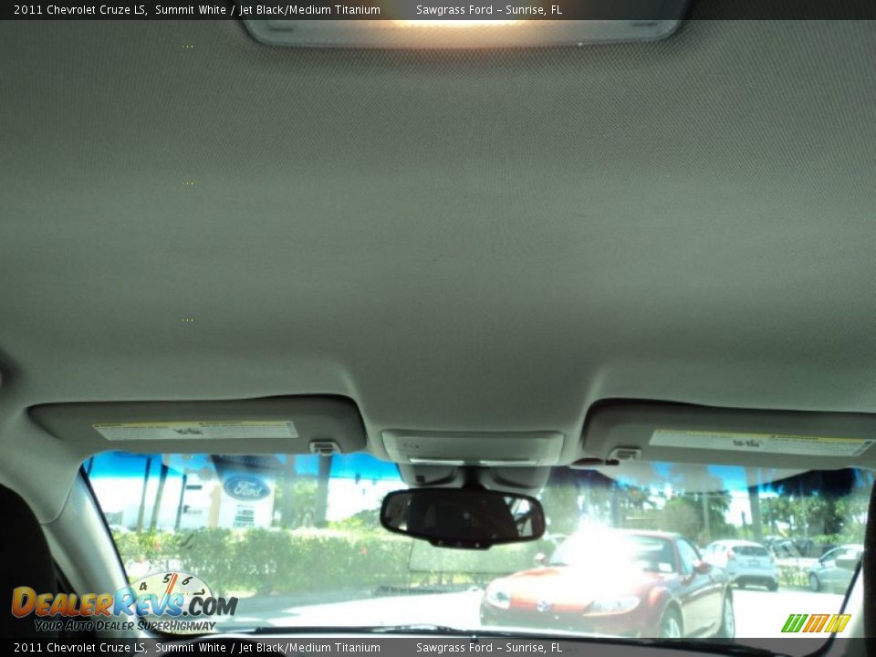 2011 Chevrolet Cruze LS Summit White / Jet Black/Medium Titanium Photo #29
