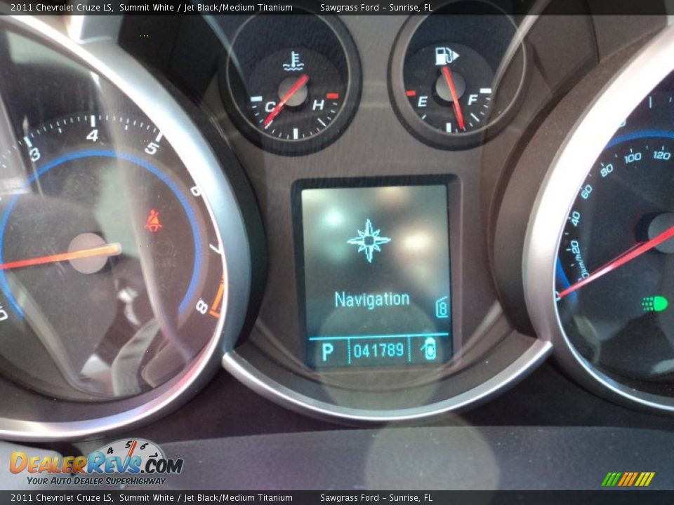 2011 Chevrolet Cruze LS Summit White / Jet Black/Medium Titanium Photo #33