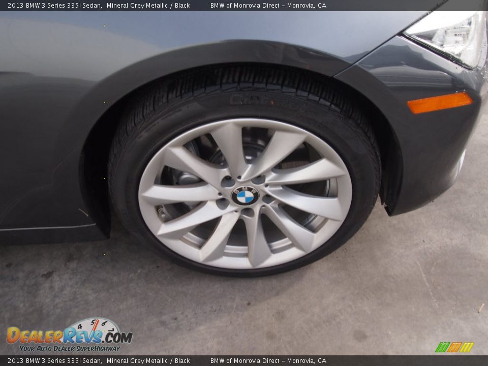 2013 BMW 3 Series 335i Sedan Mineral Grey Metallic / Black Photo #2