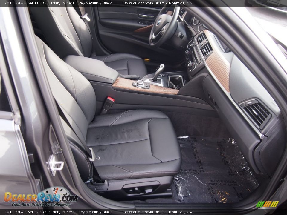 2013 BMW 3 Series 335i Sedan Mineral Grey Metallic / Black Photo #3