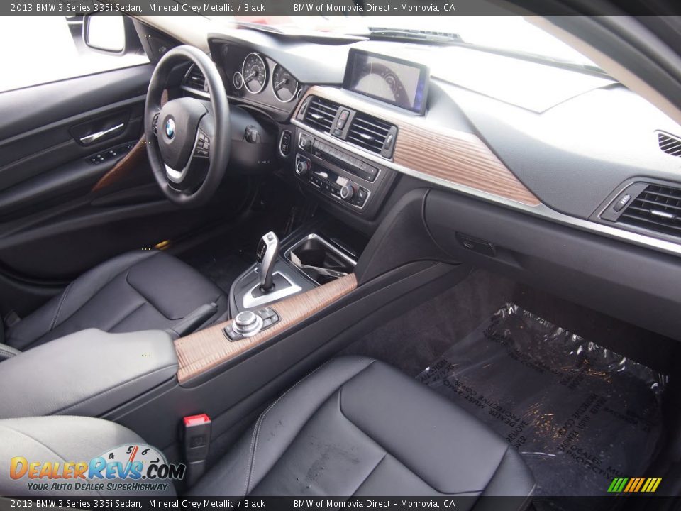 2013 BMW 3 Series 335i Sedan Mineral Grey Metallic / Black Photo #4