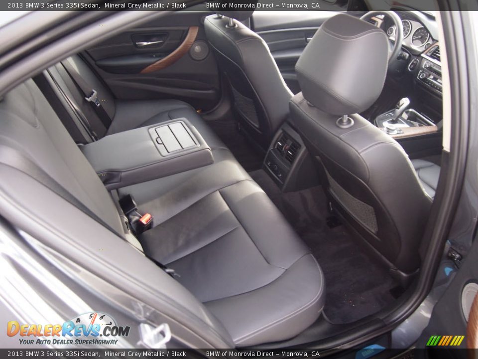 2013 BMW 3 Series 335i Sedan Mineral Grey Metallic / Black Photo #6