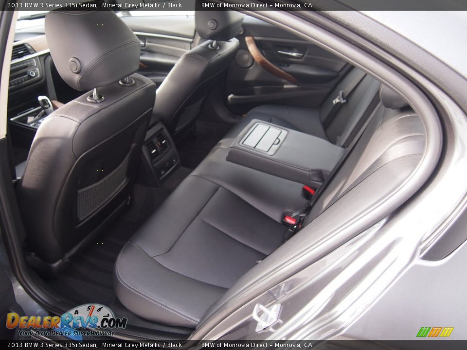 Rear Seat of 2013 BMW 3 Series 335i Sedan Photo #11