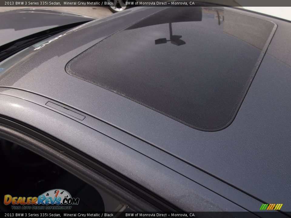 2013 BMW 3 Series 335i Sedan Mineral Grey Metallic / Black Photo #13