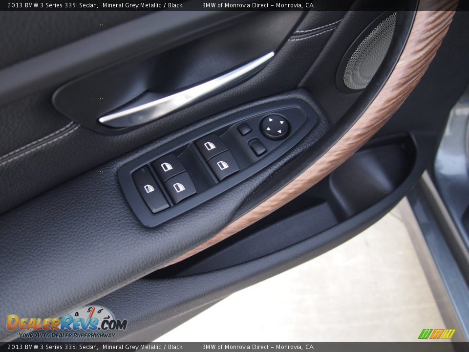2013 BMW 3 Series 335i Sedan Mineral Grey Metallic / Black Photo #17