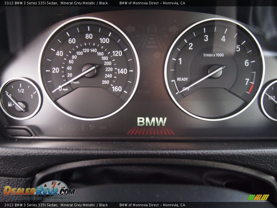 2013 BMW 3 Series 335i Sedan Mineral Grey Metallic / Black Photo #19