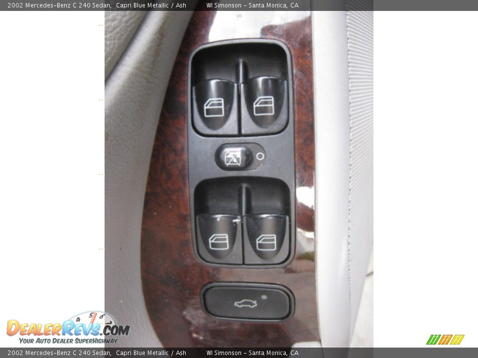 2002 Mercedes-Benz C 240 Sedan Capri Blue Metallic / Ash Photo #8