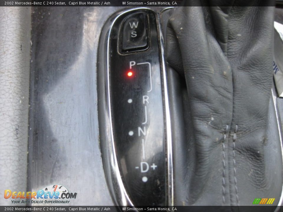 2002 Mercedes-Benz C 240 Sedan Capri Blue Metallic / Ash Photo #12