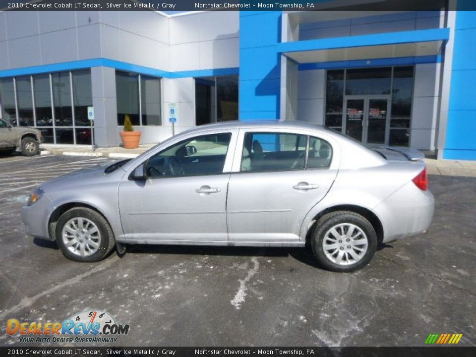 2010 Chevrolet Cobalt LT Sedan Silver Ice Metallic / Gray Photo #2