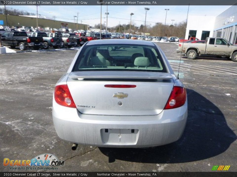 2010 Chevrolet Cobalt LT Sedan Silver Ice Metallic / Gray Photo #4