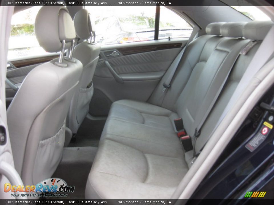 2002 Mercedes-Benz C 240 Sedan Capri Blue Metallic / Ash Photo #17