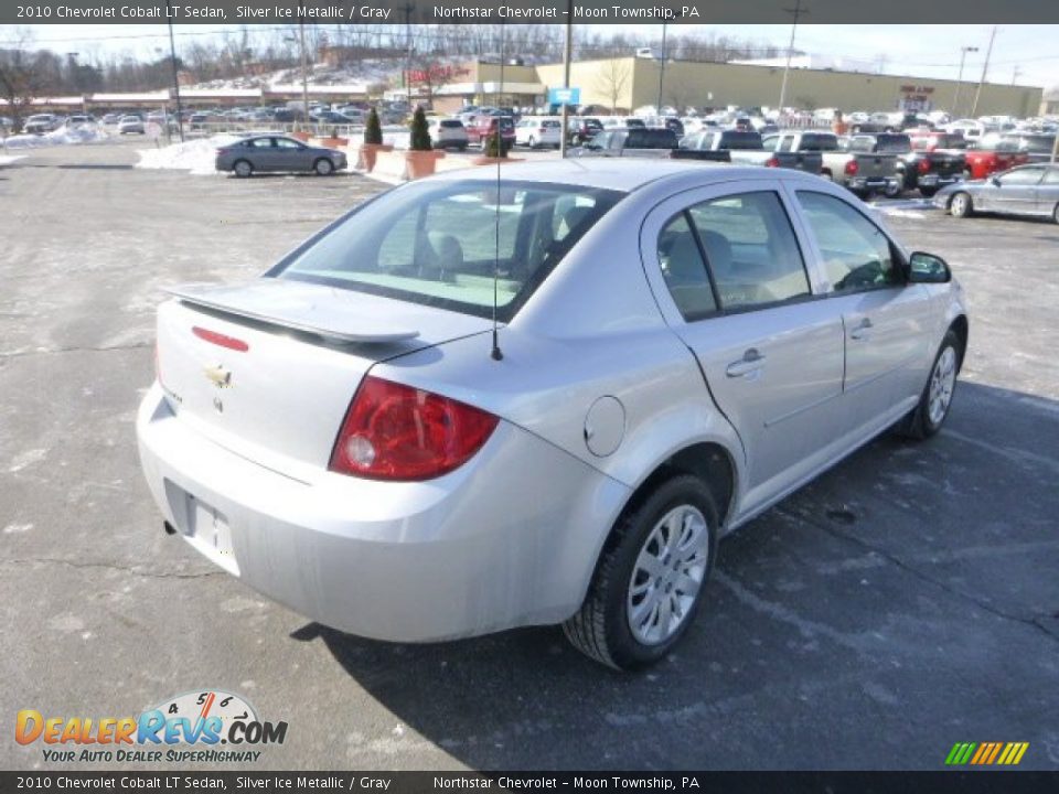 2010 Chevrolet Cobalt LT Sedan Silver Ice Metallic / Gray Photo #5