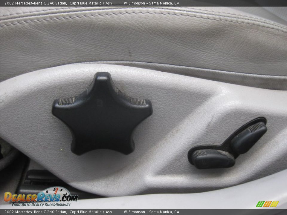 2002 Mercedes-Benz C 240 Sedan Capri Blue Metallic / Ash Photo #18