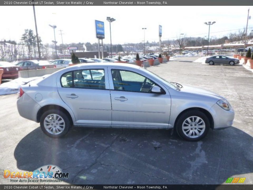 2010 Chevrolet Cobalt LT Sedan Silver Ice Metallic / Gray Photo #6