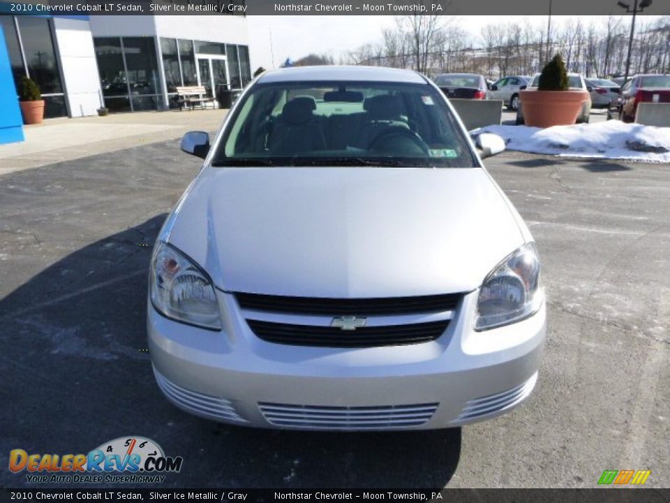 2010 Chevrolet Cobalt LT Sedan Silver Ice Metallic / Gray Photo #8