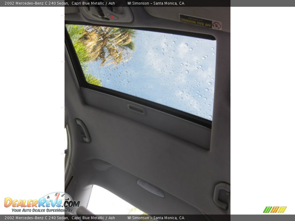 2002 Mercedes-Benz C 240 Sedan Capri Blue Metallic / Ash Photo #20