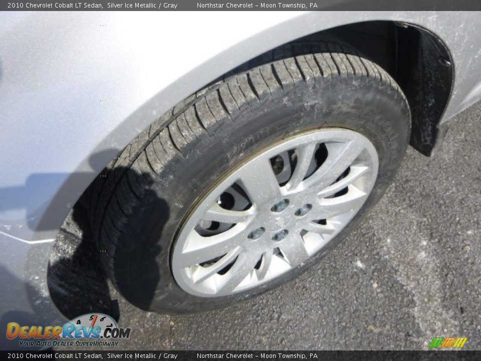 2010 Chevrolet Cobalt LT Sedan Silver Ice Metallic / Gray Photo #9