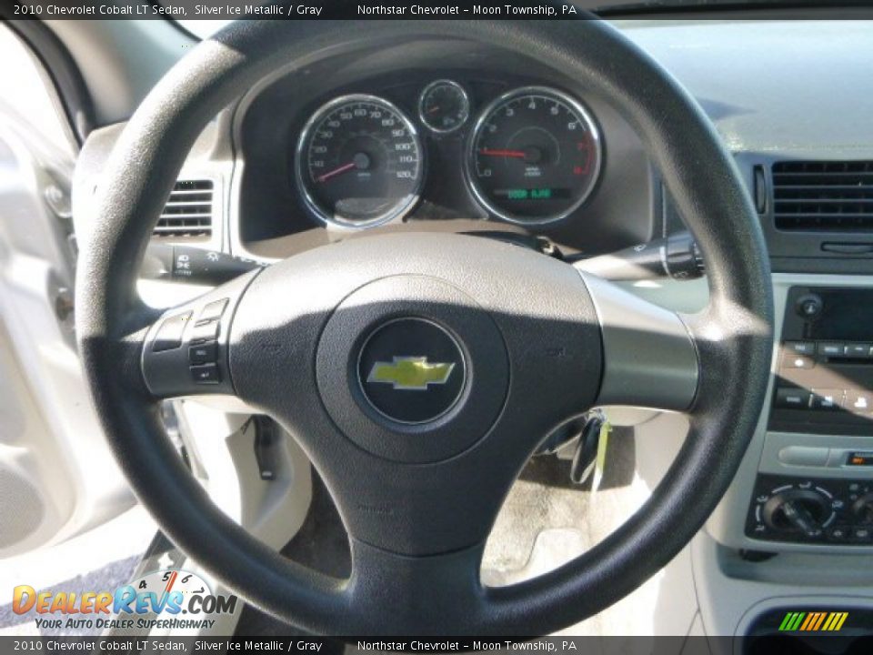 2010 Chevrolet Cobalt LT Sedan Silver Ice Metallic / Gray Photo #17