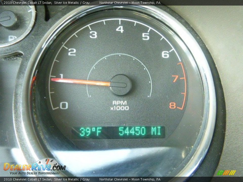 2010 Chevrolet Cobalt LT Sedan Silver Ice Metallic / Gray Photo #19