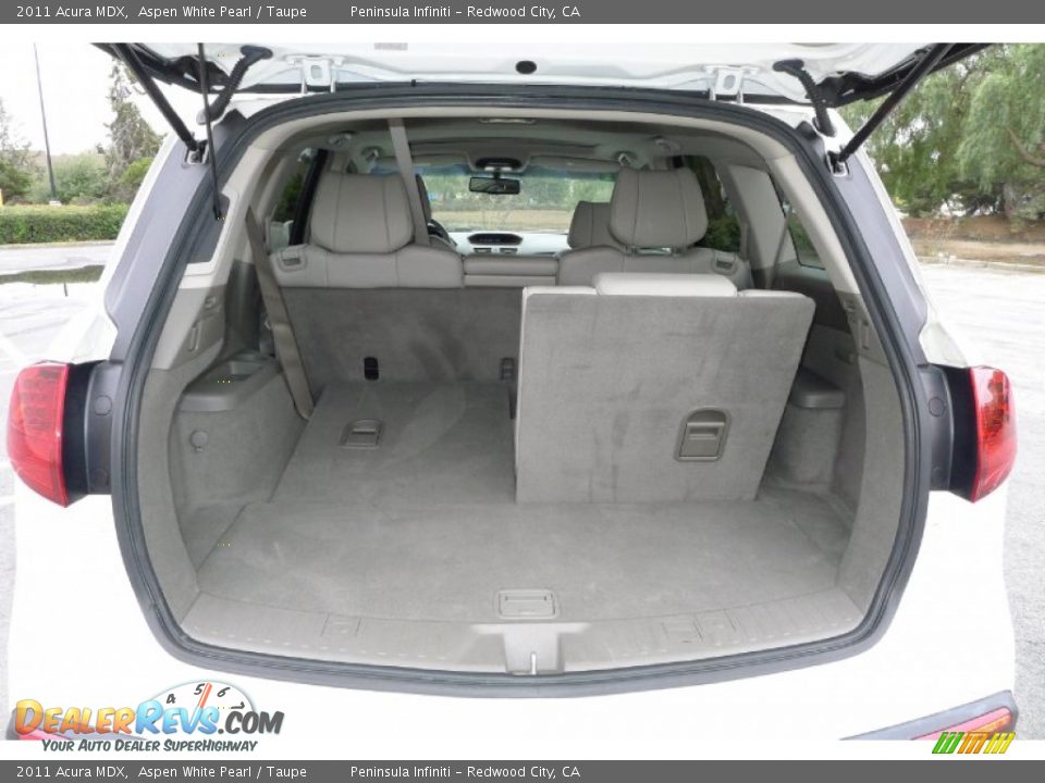 2011 Acura MDX Aspen White Pearl / Taupe Photo #20