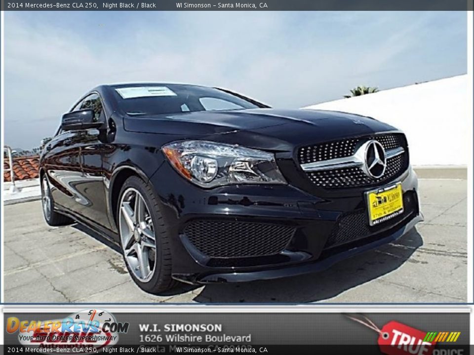 2014 Mercedes-Benz CLA 250 Night Black / Black Photo #1