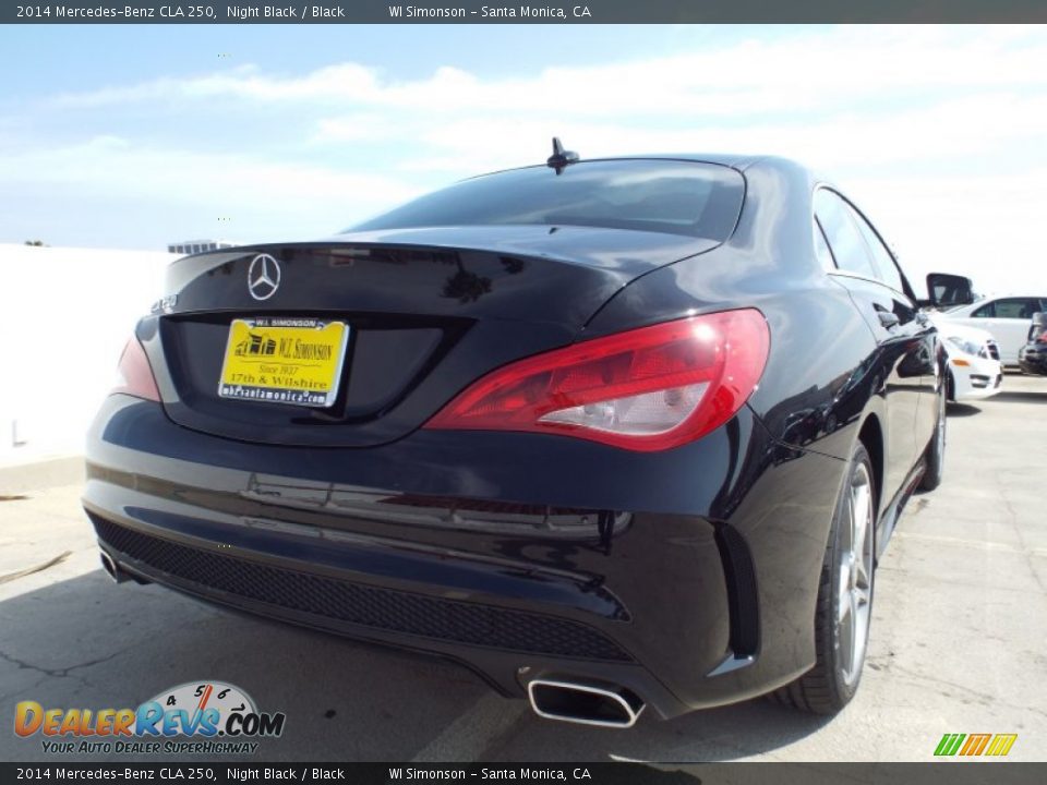 2014 Mercedes-Benz CLA 250 Night Black / Black Photo #4
