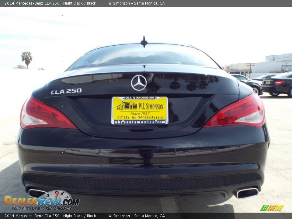2014 Mercedes-Benz CLA 250 Night Black / Black Photo #5